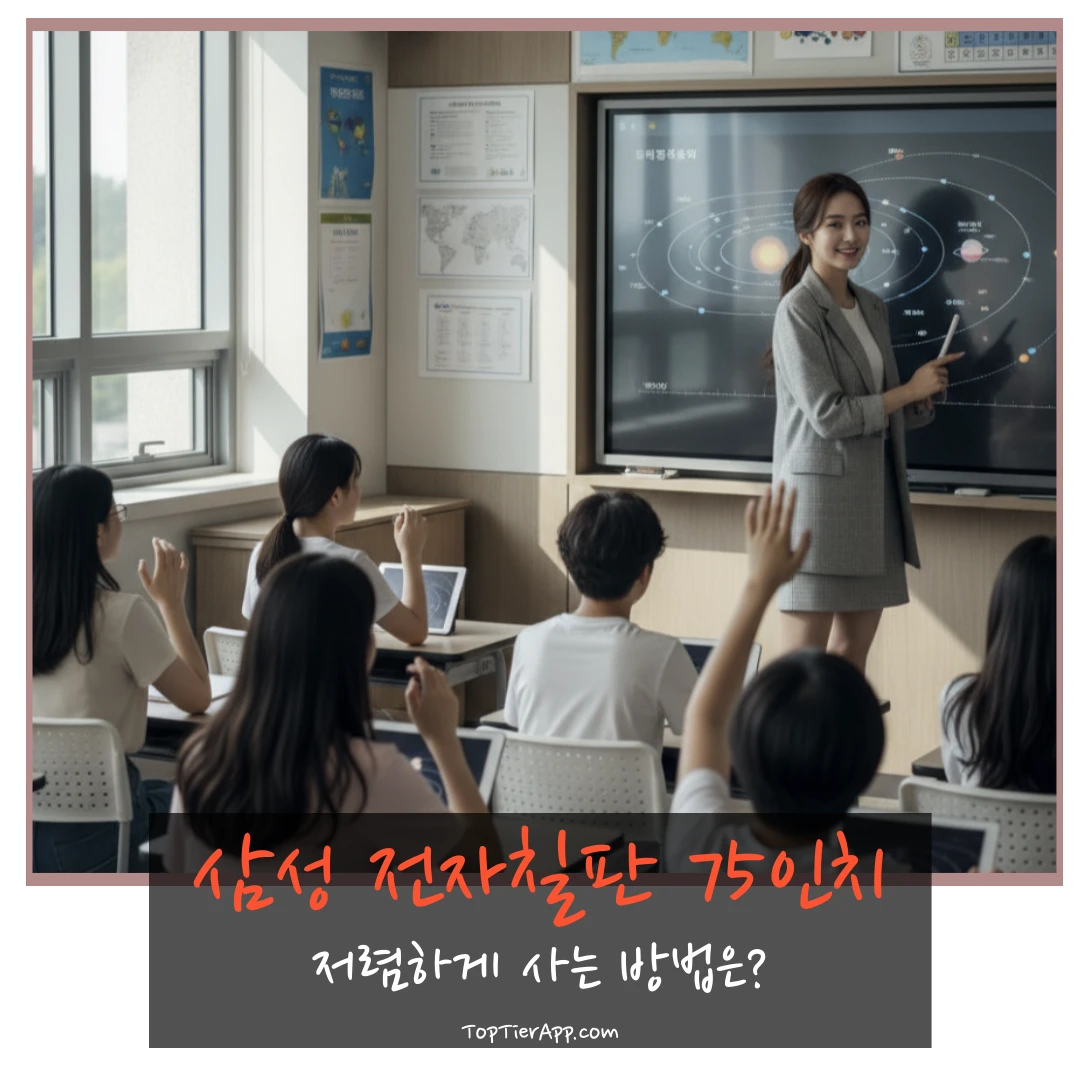 삼성 전자칠판 75 LH75WMBWLGCXKR 싸게 사는 법